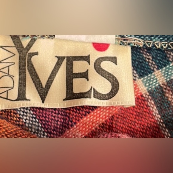 Vintage 1970’s- pleated rainbow plaid skirt- wool blend- midi length - XS/S - Picture 6 of 7